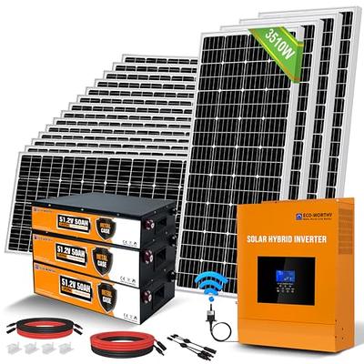 ECO-WORTHY 14KWH 3600W 48V Solar Power Complete System for Home