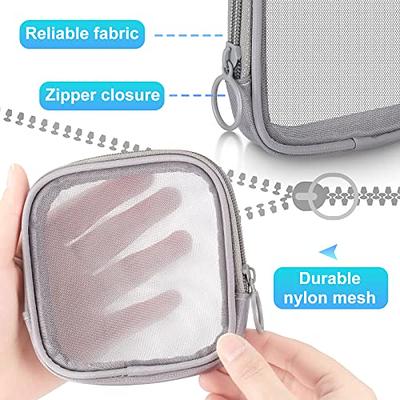 Double Layer Cosmetic Bag, Travel Mesh Cosmetic Storage Bag Large Toiletry  Bag Makeup Organizer - Temu