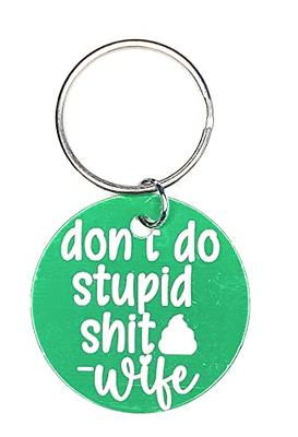 Nfyxcaz Funny Gifts Funny Keychain For Son Daughter from Mom Don't Do  Stupid Keychain Graduation Gifts - Yahoo Shopping