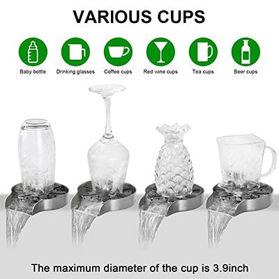 Vista Glass Rinser for Kitchen Sink Stainless Steel Cup Cleaner for Sink Cup  Washer Kitchen for Glass Cup Rinser Washing for Kitchen, Bar - Silver -  Yahoo Shopping