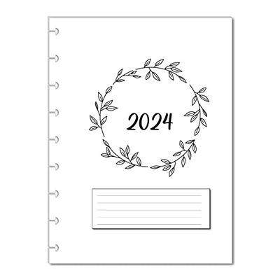 2024 Weekly and Monthly Disc Planner Insert