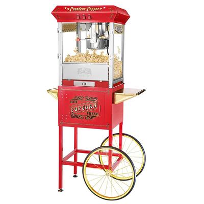 Nostalgia 1.25 Cups Oil Popcorn Machine Popcorn Maker Cart at