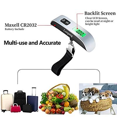 1pc Portable Electronic Luggage Scale, Travel Digital Hook Luggage Scale,  Suitcase Weight Scale