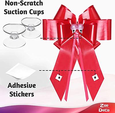 Zoe Deco Big Car Bow (Red, 23 inch), Giant Birthday Bow, Huge Car Bow, Big  Red Bow, Bow for Gifts, Christmas Bows for Cars, Gift Wrapping, Big Gift Bow  - Yahoo Shopping