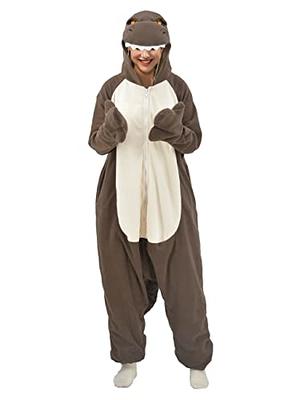 Animal Triceratops Onesie Pajamas Unisex Adult Dinosaur Christmas One-Piece  Costume Cosplay for Women and Men