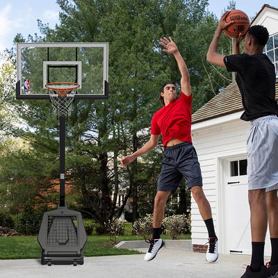 NBA 60 Portable Adjustable Basketball Hoop, Shatter-Resistant