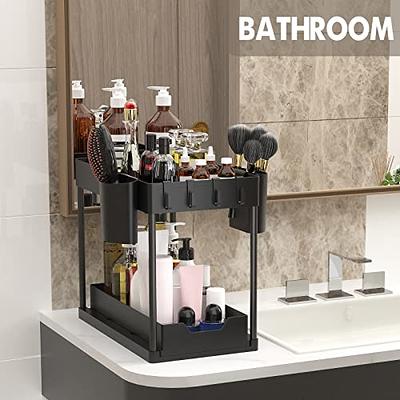 REALINN Under Sink Organizers and Storage, Pull Out Kitchen Under Sink  Storage Rack, Bathroom Cabinet Organizer Baskets - Yahoo Shopping