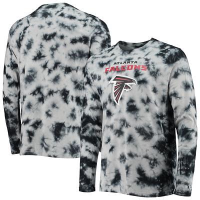 New Era Apparel Women's Atlanta Falcons Tie Dye Black T-Shirt