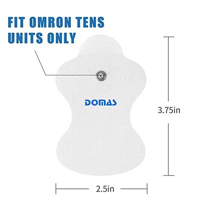 Premium Self Adhesive Tens Unit Electrode Pads Replacement Omron Long Life  Pads