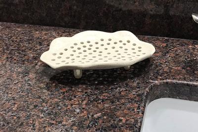 Ceramic Soap Dish With White Semi Matte Glaze & Tiny Brown Specks - Soap  Saver Hand Made Ready To Ship - Yahoo Shopping