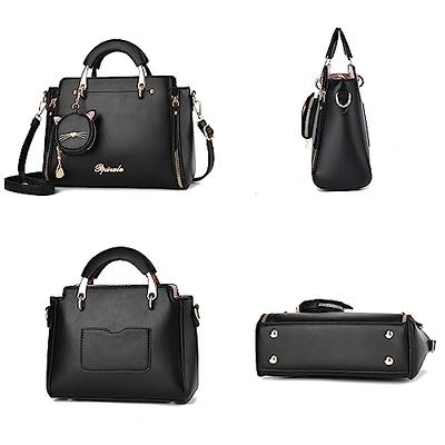  Xiaoyu Shoulder Handbags for Women Fashion Purses with Chain  Strap Ladies Satchel Crossbody bags (2-Black) : Clothing, Shoes & Jewelry