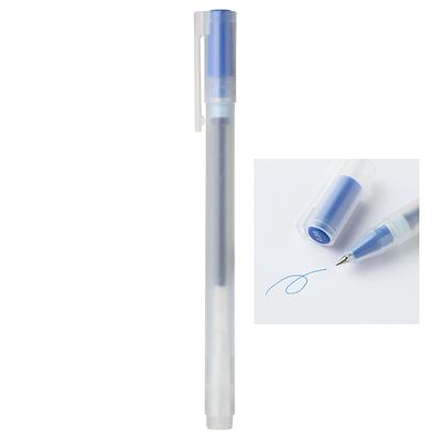 Muji Japan Blue Gel Ink Cap Type Ballpoint Pen 0.38mm Muji Smooth