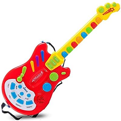 Barbie Rock Star Guitar, Interactive Electronic Toy Guitar with Lights,  Sounds, and Microphone, Kids Toys for Ages 3 Up, Gifts and Presents