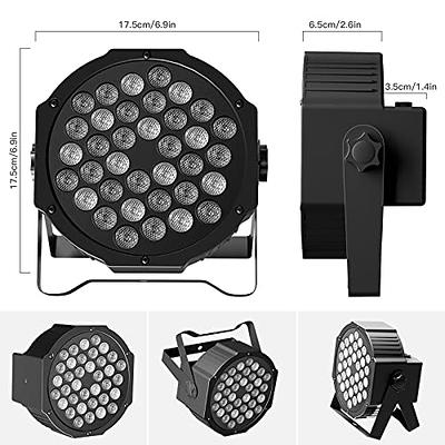 Stage Lights Dj Lighting 12 Led Rgb Mini Par Light Remote Control Sound  Activated Uplights For Indoor Party Wedding Birthday Christmas Holiday  Music Show Dance Stage Lighting