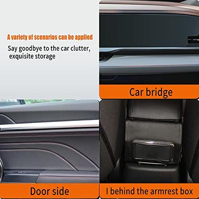 QODOLSI 1 PC Bling Car Seat Pocket Organizer, Crystal Car Seat Gap