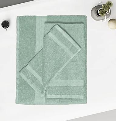  Belizzi Home 8 Piece Towel Set 100% Ring Spun Cotton, 2 Bath  Towels 27x54, 2 Hand Towels 16x28 And 4 Washcloths 13x13