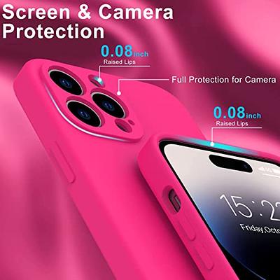 Miracase Designed for iPhone 14 Pro Max Phone Case with Screen Protector,[Upgraded Enhanced Camera Protection],Shockproof Liquid Silicone Case with