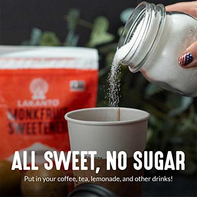 WHYZ Monk Fruit Sweetener, 5 oz - Pure, Organic, No Erythritol, Zero  Calorie Sugar Substitute - Keto & Paleo Diet Friendly, 454 Servings