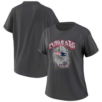 Men's Nike Red/Navy New England Patriots Fan Gear Colorblock Tri-Blend  T-Shirt