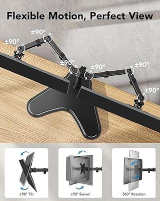 HUANUO 13-32 inch Dual Monitor Stand for Desk, Free Standing Monitor Stands  for 2 Monitors Holds 17.6lbs per Arm, Fully Adjustable Monitor Desk Mount  with Tilt, Swivel, Rotation, Max VESA 100x100mm - Yahoo Shopping