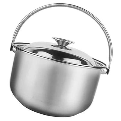 Winco Induction Ready Aluminum Stock Pots With Stainless Steel Bottom - 10  Quart : Target