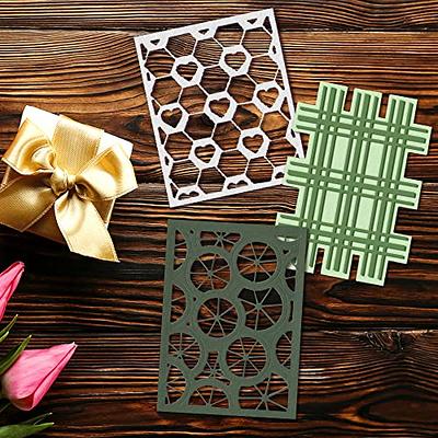 3 Sheets Rectangle Frame Die Cuts for Card Making, Hollow