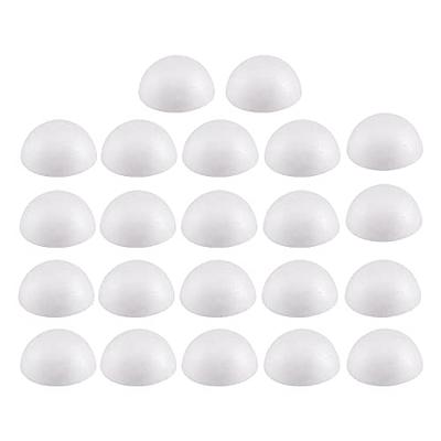 6 Pack Round Foam Circles for Crafts, White Discs for DIY Projects, Art (8  x 8 x 1 In)