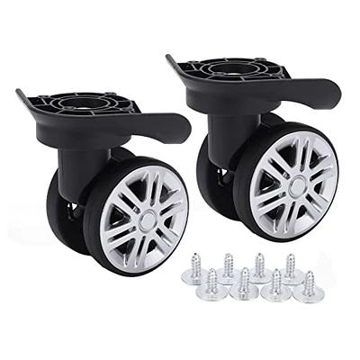 1 Pair Luggage Suitcase Wheel, Trunk Luggage Wheel Spare Part Mute  Connected Spinner Wheels Plastic 360 Swivel Luggage Swivel Wheels  Replacement