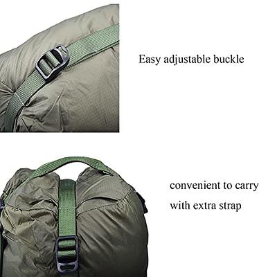 2 Pieces 10L Nylon Compression Stuff Sack Lightweight Storage Bags for  Sleeping Bag, Clothing, Pillows for Camping Outdoor Hiking Backpacking  Travelling (Army Green) - Yahoo Shopping