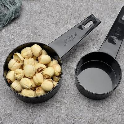 Plastic Black Measuring Cup Spoon Set, For Home