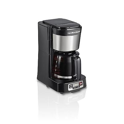 Russell Hobbs Glass 8-Cup Coffee Maker in Black and Stainless Steel