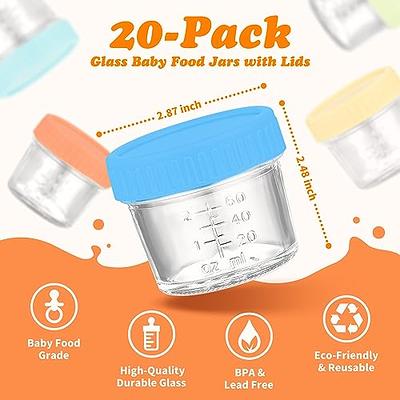 WeeSprout Glass Baby Food Storage Containers