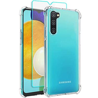 for Samsung A53 5G Case, Galaxy A53 5G Case and Screen Protector,  Shockproof Crystal Clear Slim Soft Silicone TPU Protective Phone Cover for  Samsung