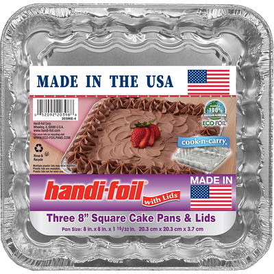 Handi-Foil Eco-Foil Cook-N-Carry 13 x 9 in. Cake Pans & Lids