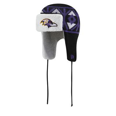 Men's New Era Black Baltimore Ravens 2023 NFL Crucial Catch Cuffed Knit Hat