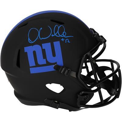 Tiki Barber Signed New York Giants Speed NFL Mini Helmet With “3x