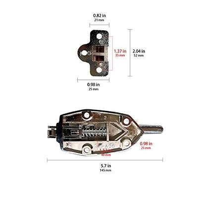 Dongzhur Walk in Cooler Door Handle Freezer Door latches Safeguard Radial  Latch kit, Complete Latch Handle Kit for Freezer Door Locks, Oven Locks