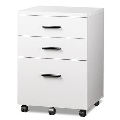  DEVAISE 3-Drawer Wood File Cabinet, Mobile Lateral
