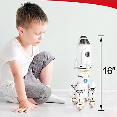 BLOONSY Rocket Ship Toys for Kids, Space Shuttle Toys Model with Astronaut  Figures