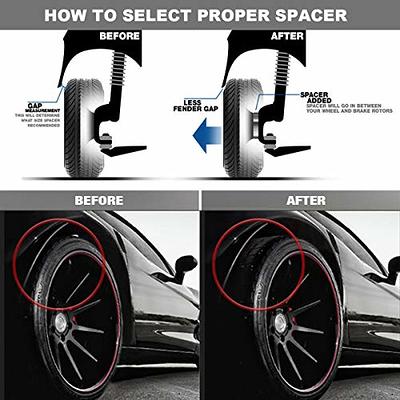  WHEEL CONNECT Universal Wheel Spacer,3mm Thickness(1/8inch),Fit  Bolt Pattern 4x98, 4x100, 4x108, 4x114.3, 5x100, 5x105,5x108, 5x110, 5x112,  5x114.3,5x120, 5x127, Cast Aluminum, Pack of 2. : Automotive