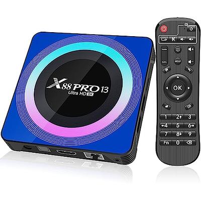 Amlogic S905X4 TV Box Android 11.0 TV Box HK1 Box 4GB RAM 64GB ROM  Dual-WiFi 2.4GHz/5GHz BT Quad Core 64 Bits 3D/8K 1000M Smart TV Box