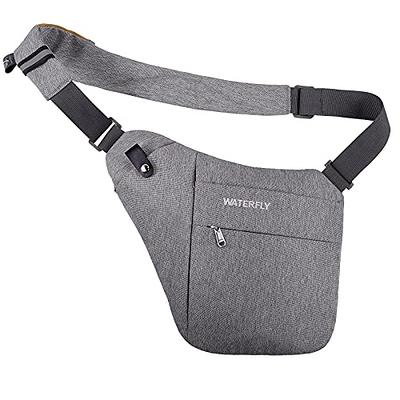 Waterfly Men's Lightweight Anti-Theft Crossbody Chest Bag