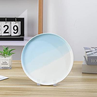 Plate Stands for Display - Plastic Easel Stand Plate Holder Display Stand  Picture Frame Stand for Pictures, Photo, Decorative Plate, Dish