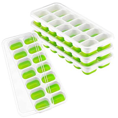 VVAYHUA Ice Cube Tray, 2 Pack Flexible Silicone 22 Ice Balls Maker with Lid  BPA Free Easy-Release Ice Cube Trays for Freezer, DIY Homemade Round Ice  Cubes for Whiskey, Cocktails, Coffee 