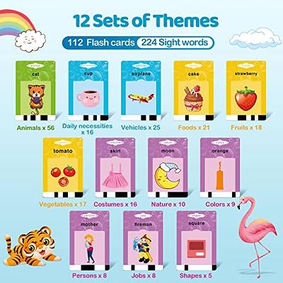 384 Sight Words Talking Flash Cards - Toddler Toys for 2 3 4 5 Year Old Boys and Girls Autism Sensory Toys for Autistic Children Speech Therapy Toys