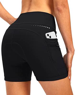 BALEAF Women's 4D Padded Bike Shorts Cycling Underwear with Padding Pockets  BLUE