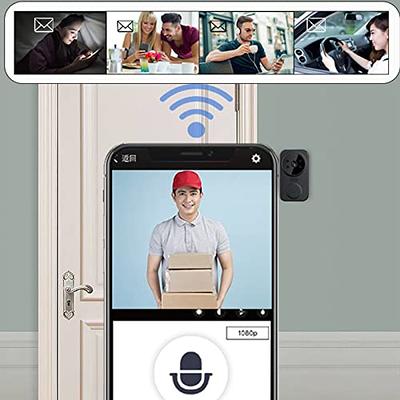 Wireless WiFi Video Doorbell Camera Recording Audio Intercom Smart Home  Security