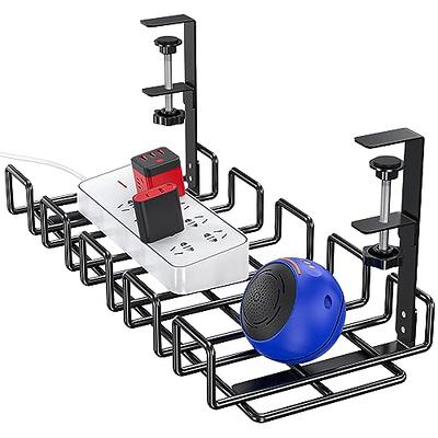 Under Desk Cable Management Tray No Drill Steel Desk Cable - Temu