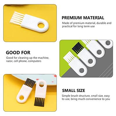 3 Pieces Clipper Blade Cleaning Brush Hair Clipper Cleaning Nylon Brush  Nail Brush Trimmer Barber Cleaning Brush Tool (black)