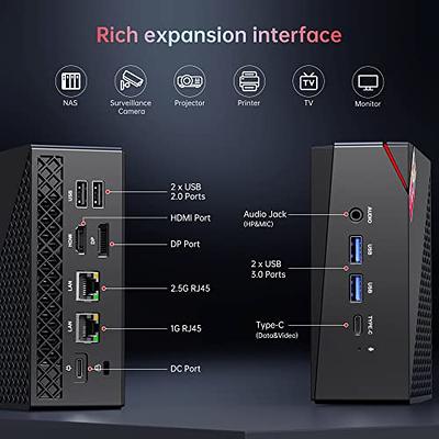 PowerBox Mini AMD Ryzen 7 5700U Mini PC - 32G RAM 512G SSD